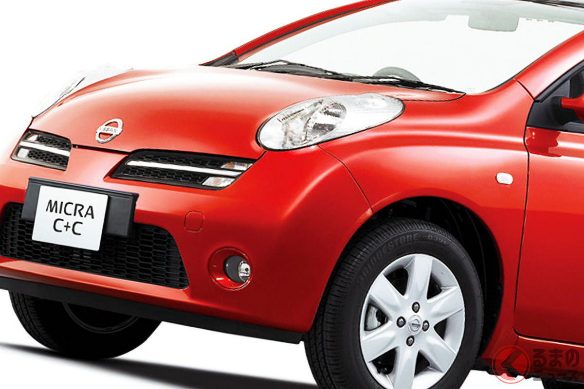 電動ハードトップを採用した日産「マイクラC+C」