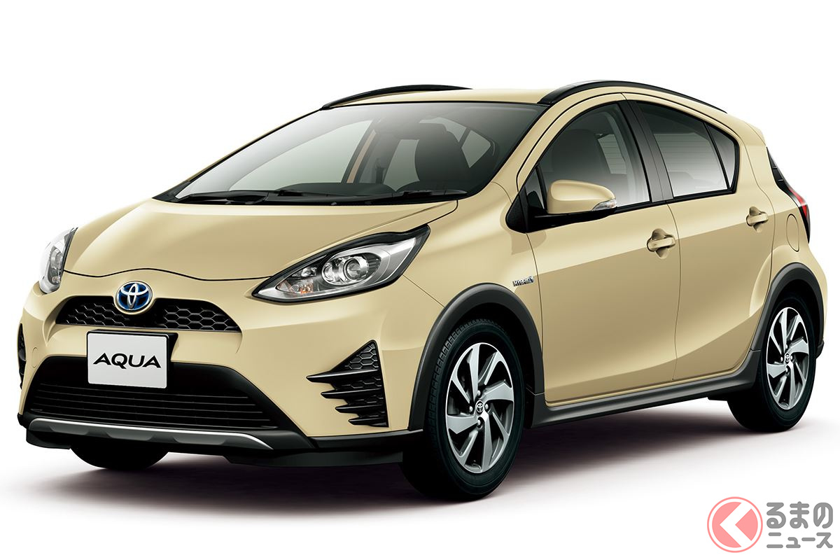 発売10年に迫るも流行をキャッチアップした「アクア クロスオーバー」