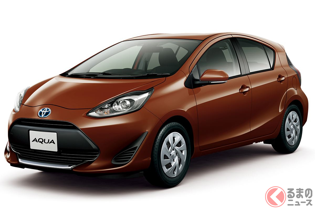 もうすぐ発売10年を迎えるも燃費や価格の面で魅力が色あせていない「アクア」