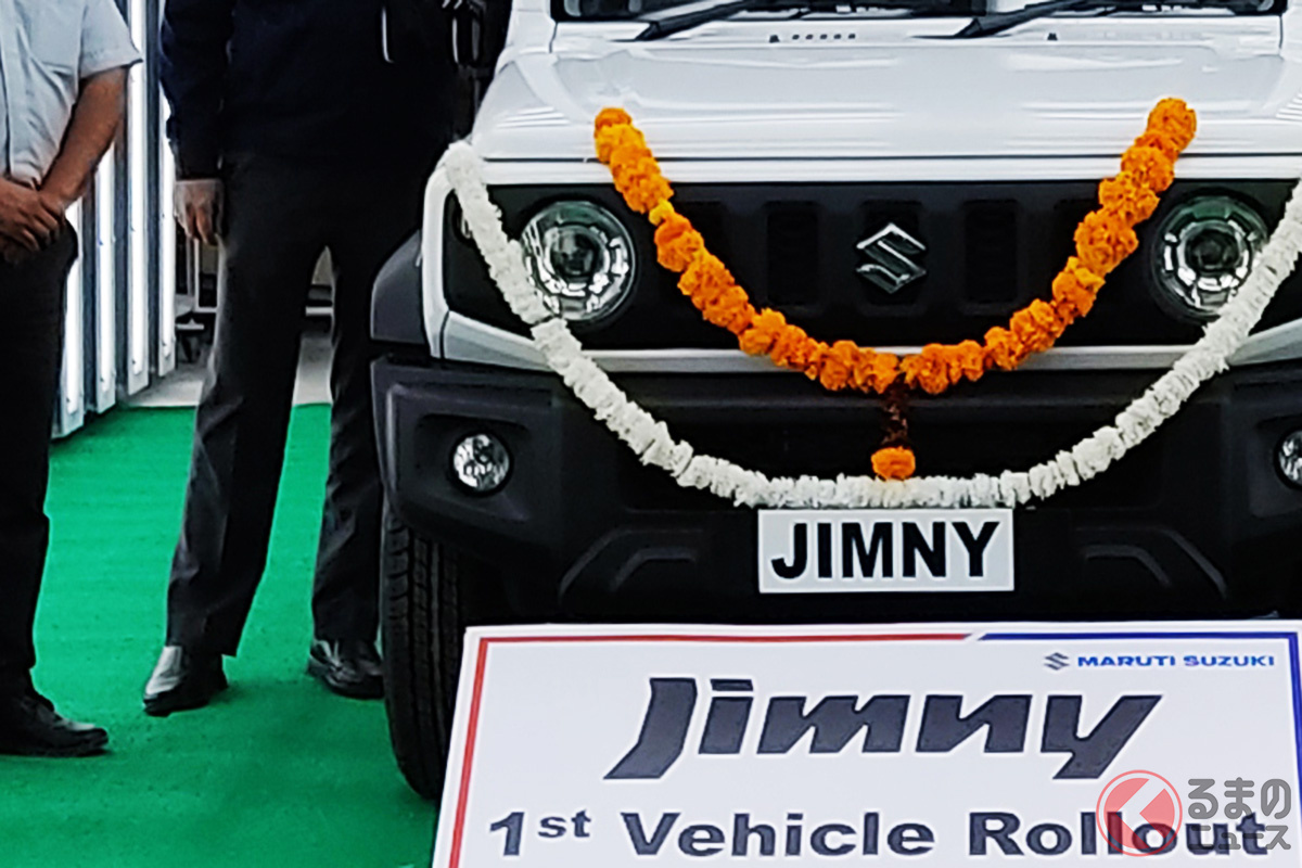 インドで生産開始された海外仕様の「ジムニー」