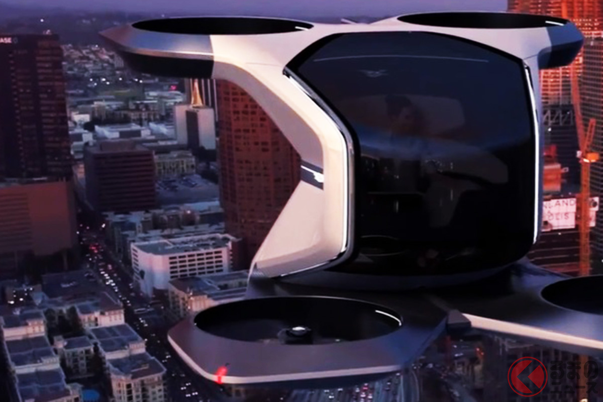 キャデラックが公開したコンセプトモデルのeVTOL