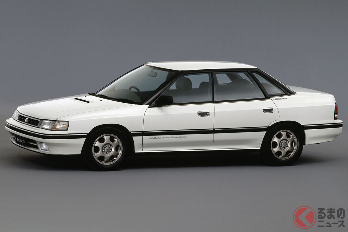 日本では唯一無二の高性能水平対向エンジン「EJ20型」ターボを搭載した初代「レガシィ」