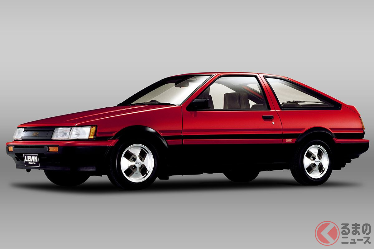 全面刷新された新世代の「4A-G型」エンジンを搭載した「AE86型 カローラレビン」