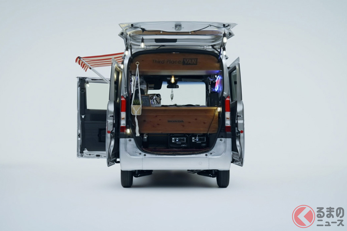 ホンダが軽バンをゴリゴリにカスタム 素性の良さを出しつつ N Van を改造した訳は くるまのニュース ホンダが軽バンをゴリゴリにカスタム 素性の良さを出しつつ N Van を改造した訳は くるまのニュース