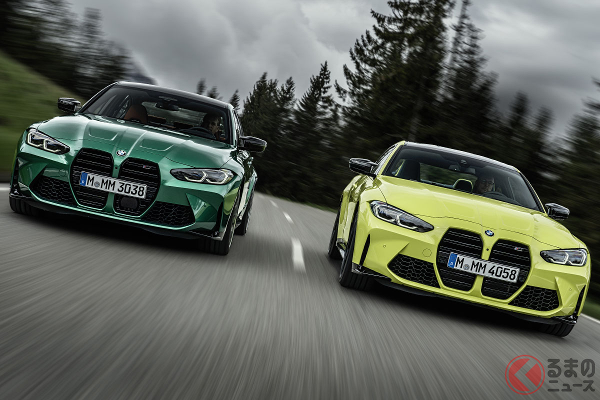 6速MT、しかも左ハンドルを選択できるのは、「M4クーペ」のみだ