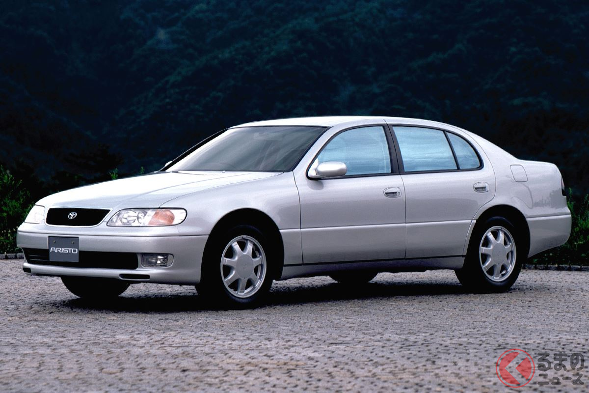 大出力のツインターボエンジンを搭載し、迫力ある加速で多くの人を魅了した「アリスト」