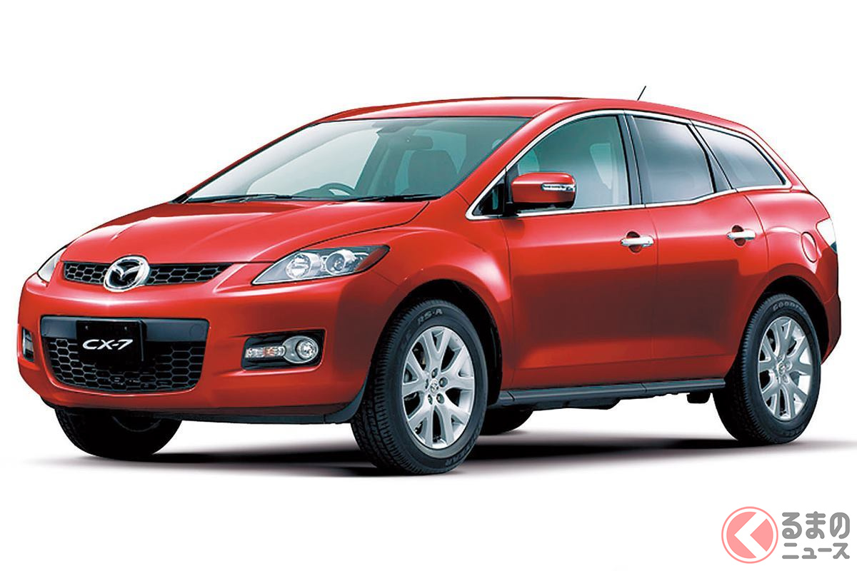 クーペスタイルを先取りしていたラージSUVの「CX-7」