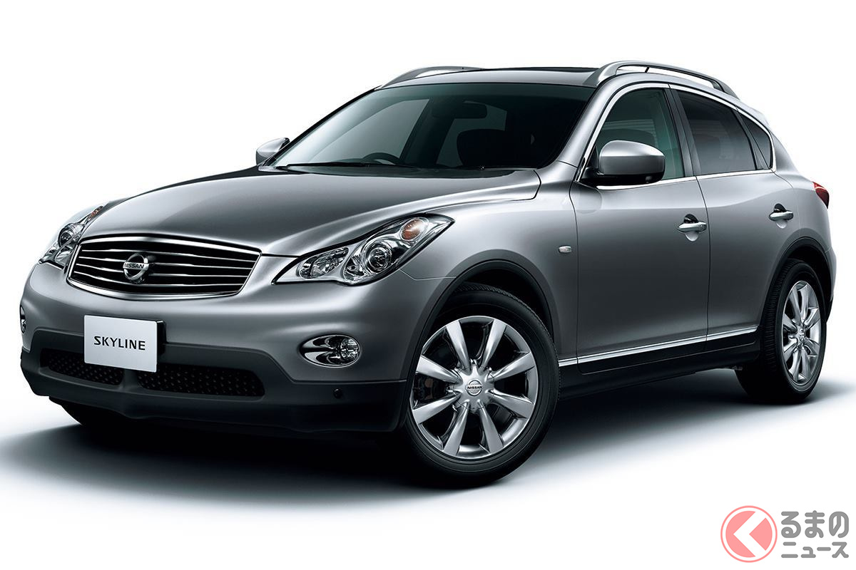 シリーズのなかでも異端の存在だったプレミアムSUV「スカイライン クロスオーバー」