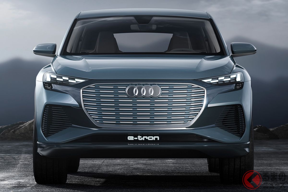 電気自動車のミドルサイズSUV、「Q4 e-tron」も2021年末、もしくは2022年前半に日本で登場する予定だ。写真はコンセプトモデル