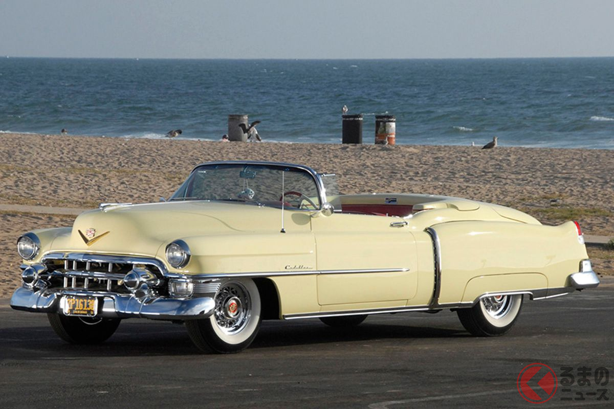 1953年製キャデラック「エルドラドコンバーチブル」。1950年代から60年代にかけて、キャデラックといえばアメリカの象徴だった