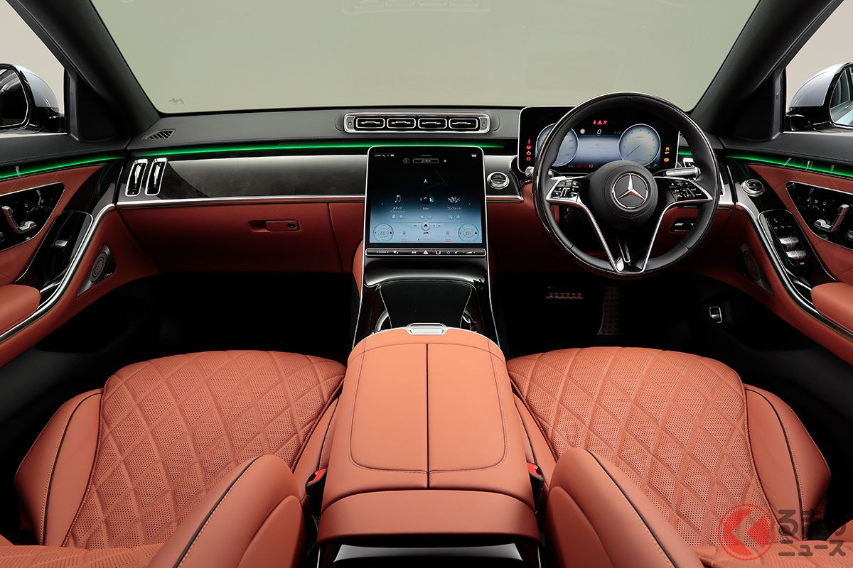 メルセデス・ベンツ新型「S500 4MATIC」のインパネ