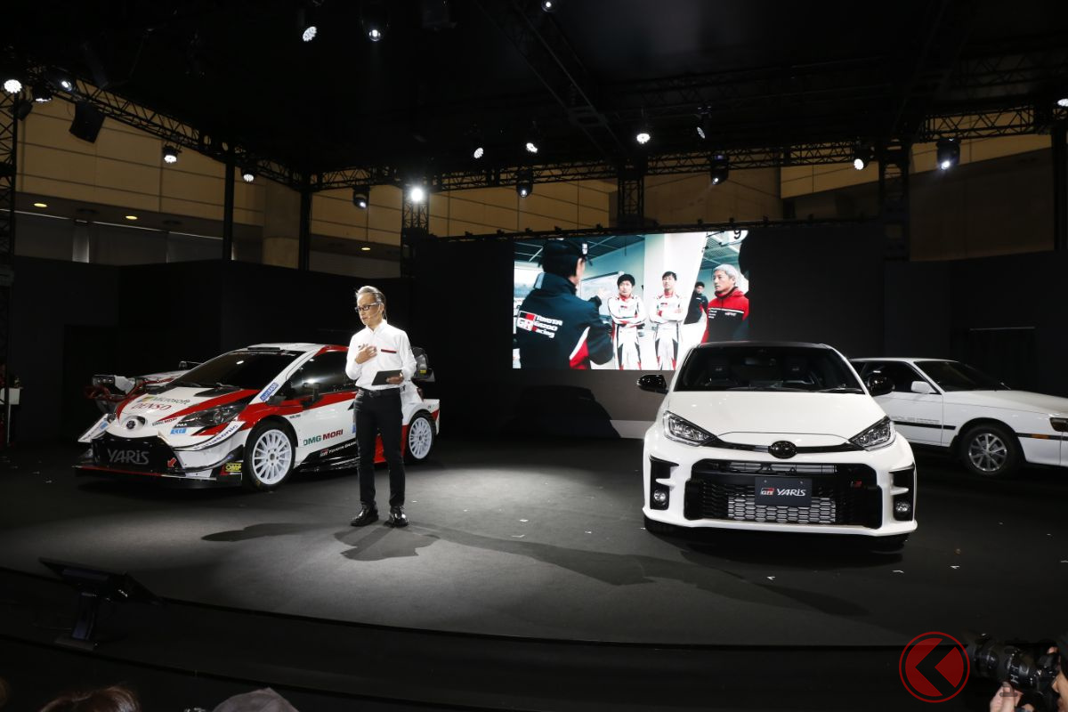 東京オートサロン2020、トヨタブースでのプレスカンファレンスの様子