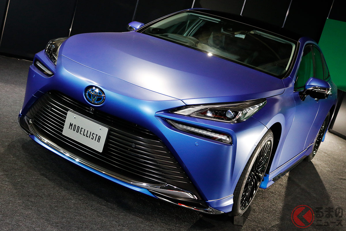 超絶カッコイイ! 新型MIRAIのモデリスタ仕様も登場!
