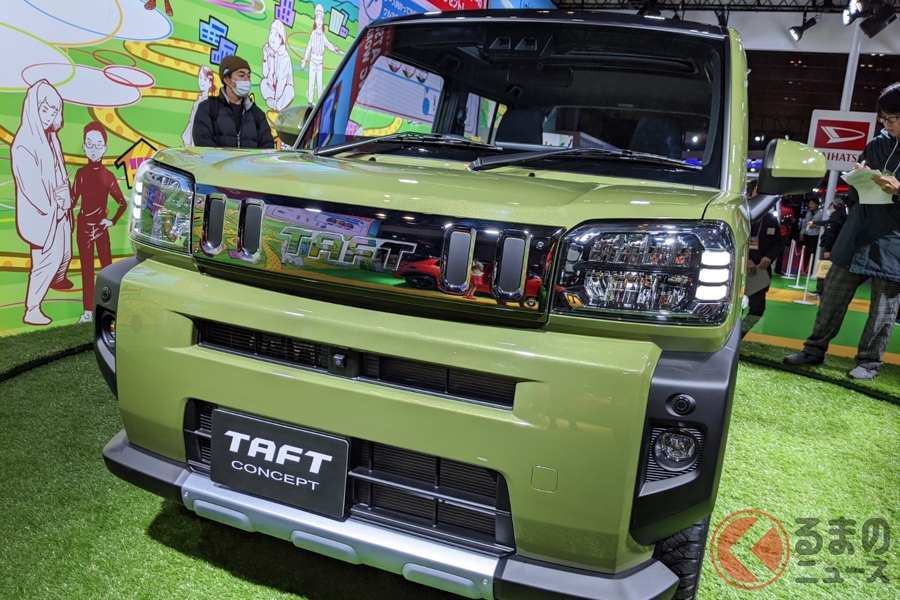 ダイハツが世界初披露した新型軽SUV「タフトコンセプト」