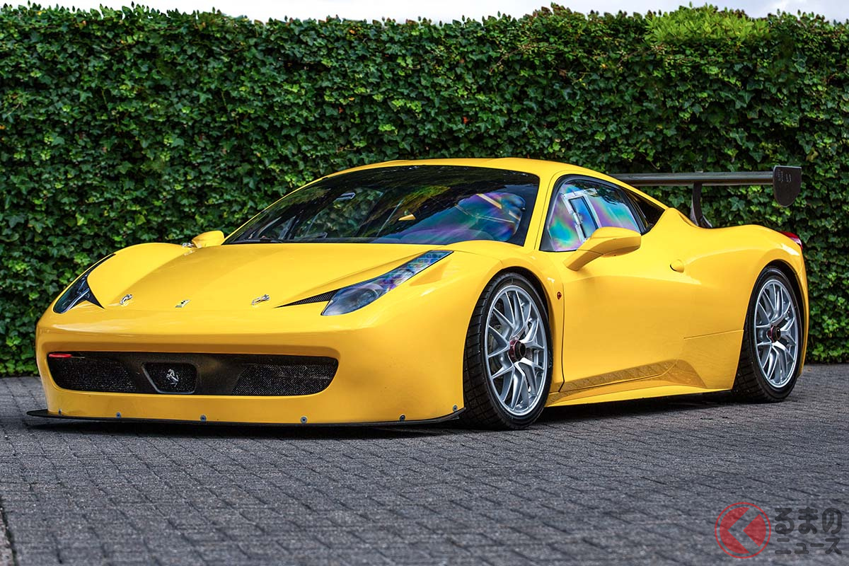 「Evo2・エアロダイナミクス・パッケージ」にアップデートされたフェラーリ「458チャレンジ」(C)2020 Courtesy of RM Sotheby's