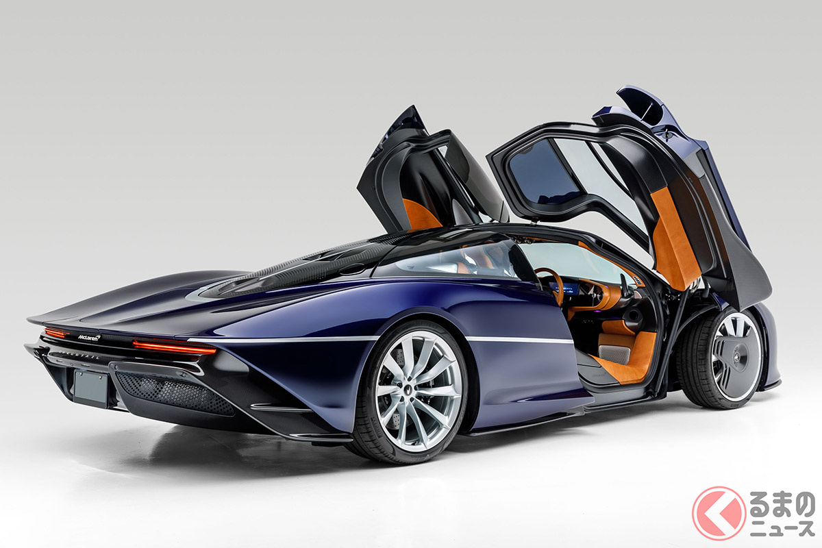 革新的技術が満載のマクラーレン「スピードテール」には、プレ値がつくのか注目が集まる(C)2020 RM Sotheby's