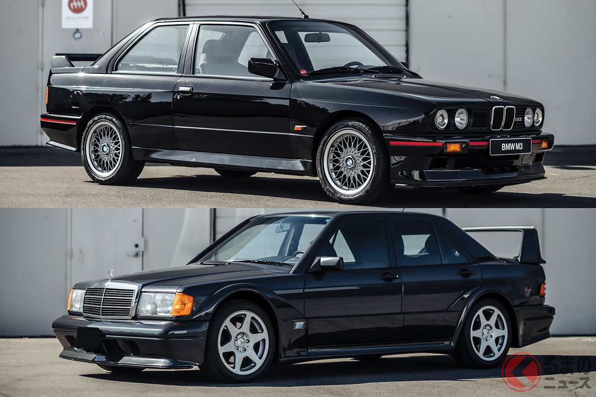 「M3スポエボ」と「190Eエボ2」の2台は、どちらも新車当時から人気が高かった。最近は多くの程度のよい個体が日本から海外へ流出している(C)2020 RM Sotheby's