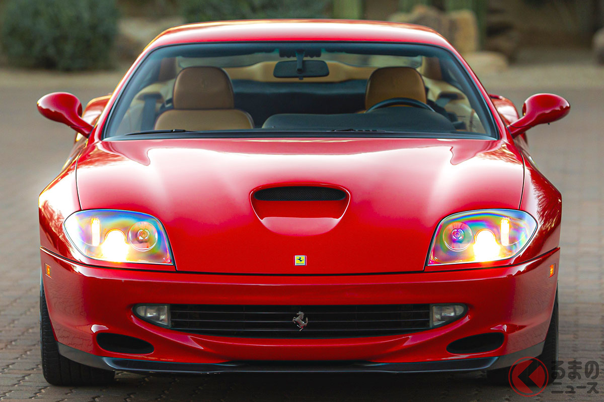 フェラーリの創立50周年の1997年に登場した「550マラネロ」（C）2020 RM Sothebys
