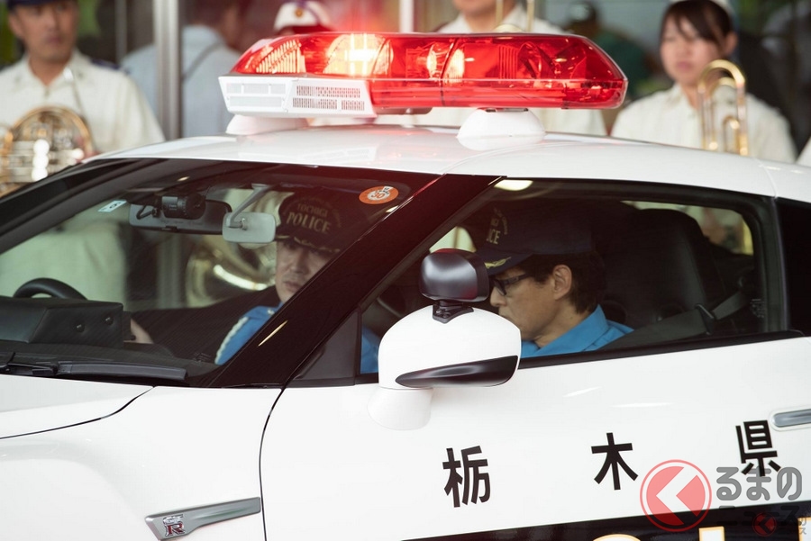 栃木県警のGT-R(R35)パトカー