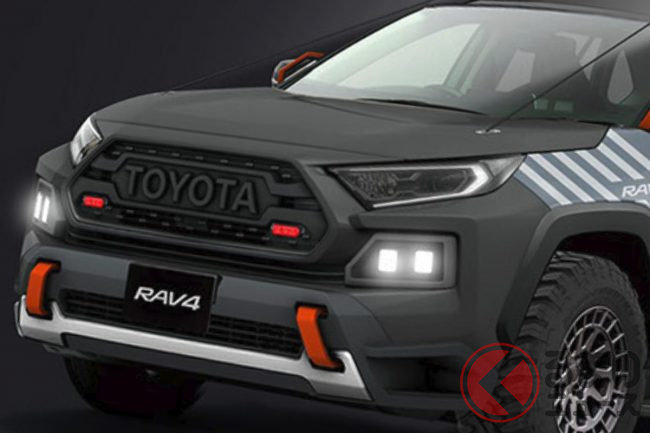 ゴツ格好イイ！ 「RAV4救援車」爆誕!? 災害時を想定した特別なモデルを