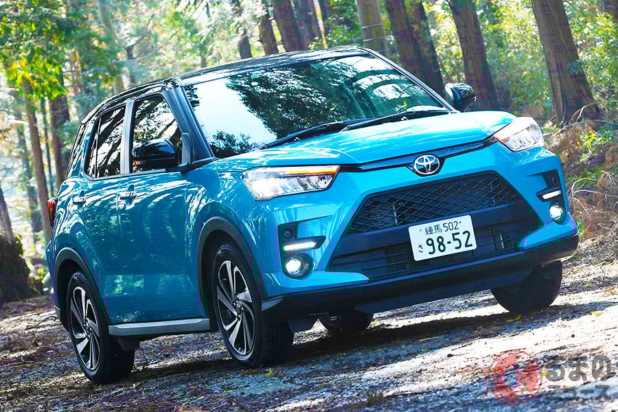 2020年1月の販売ランキング1位に輝いたトヨタ新型「ライズ」