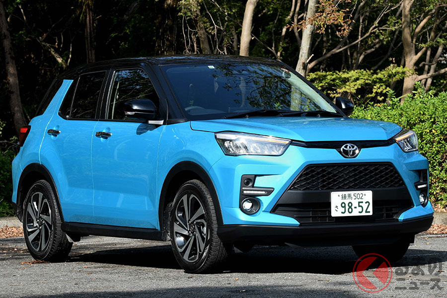2か月連続で登録車販売台数首位を獲得したトヨタ「ライズ」