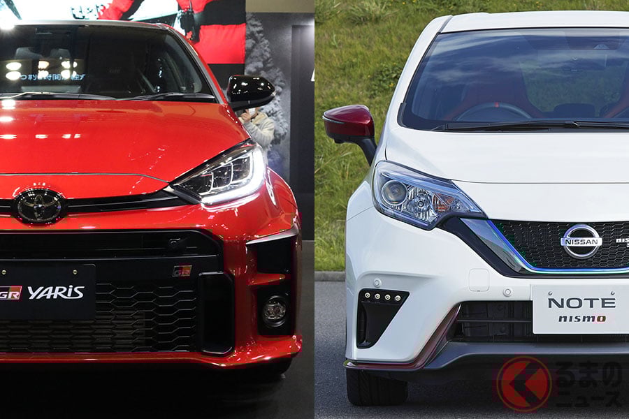 国産ホットハッチ対決 トヨタ Grヤリス と日産 ノートnismo はどう違う くるまのニュース 2 国産ホットハッチ対決 トヨタ Grヤリス と日産 ノートnismo はどう違う くるまのニュース 2