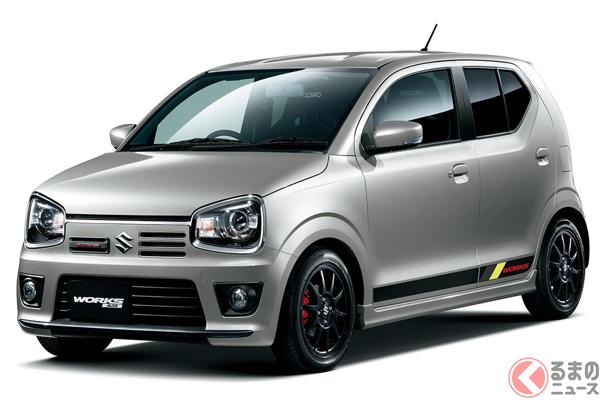 軽量な車体で64馬力車のなかでも優れた走りに定評がある「アルトワークス」