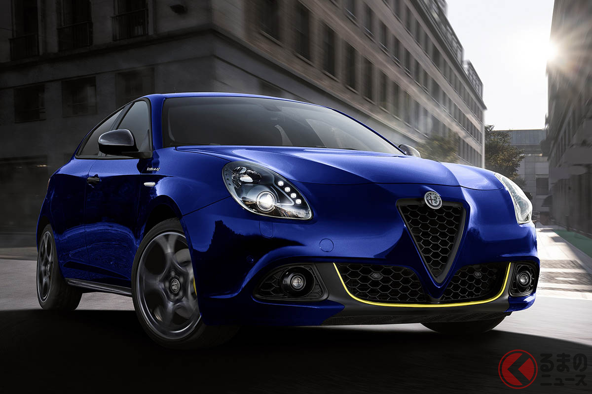 アルファ ロメオ「ジュリエッタ・ヴェローチェ・スペチアー」アノダイズドブルーメタリック