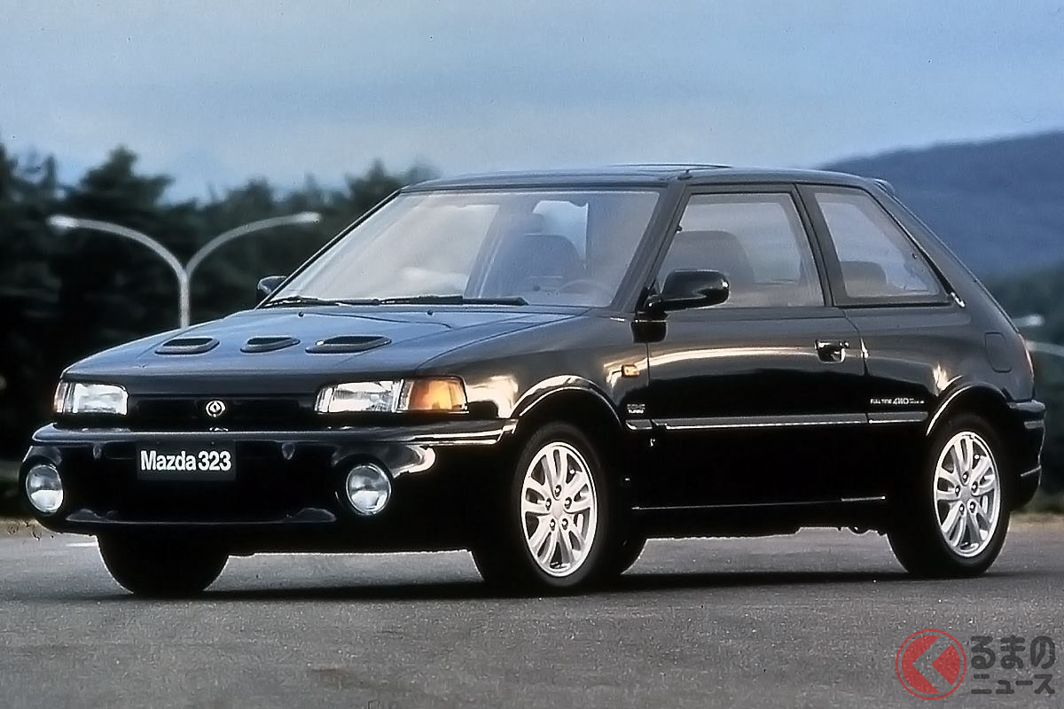 シリーズ最後のハイパワーモデルとなった「ファミリア GT-R」(画像は欧州仕様)