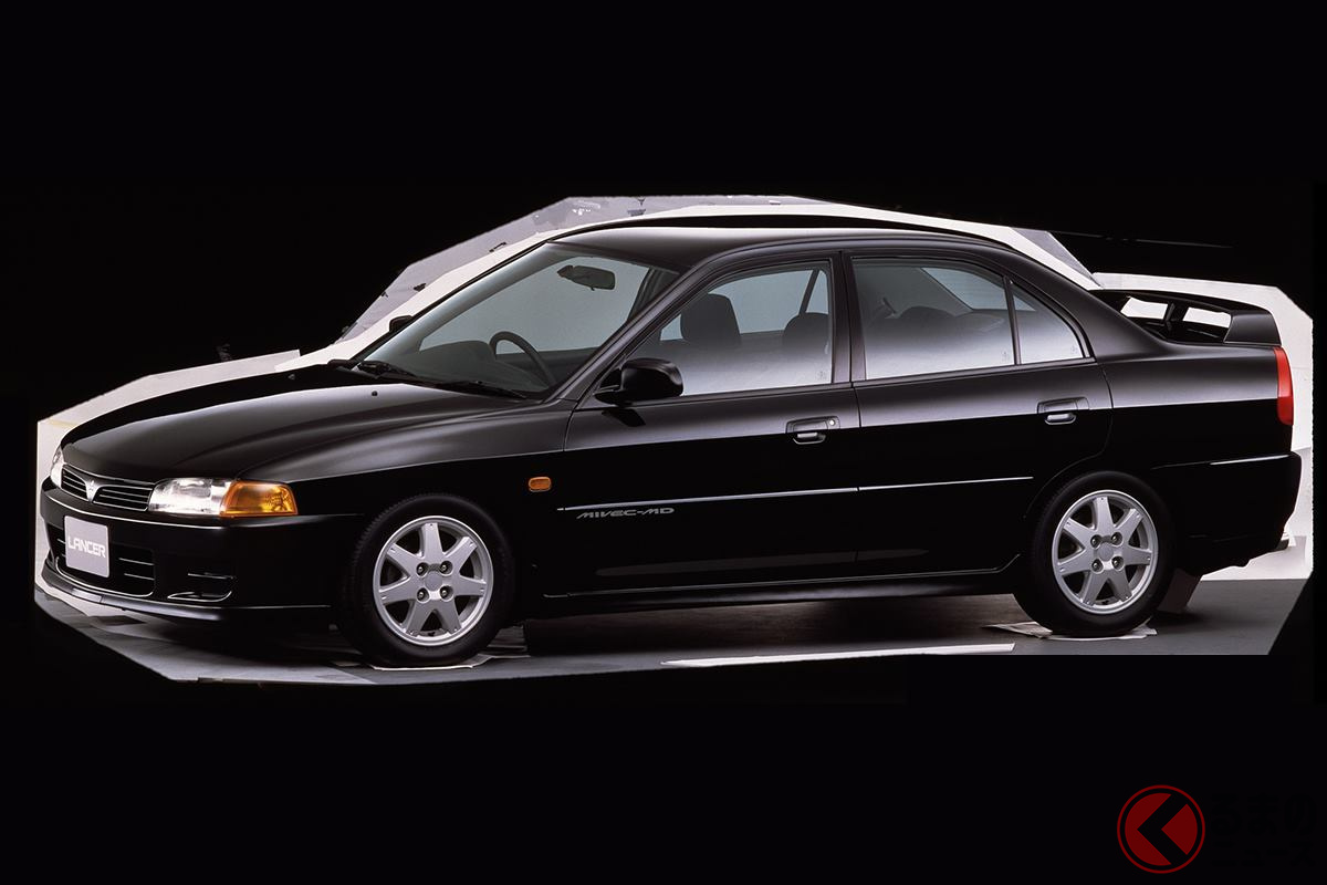 高回転高出力な1.6リッターエンジンを搭載したベーシックセダンの「ランサー MR」