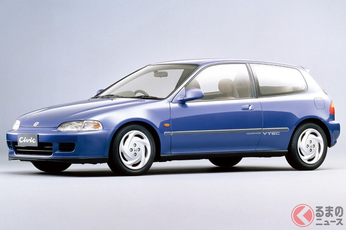 優れたコンセプトが高く評価された5代目「シビック」