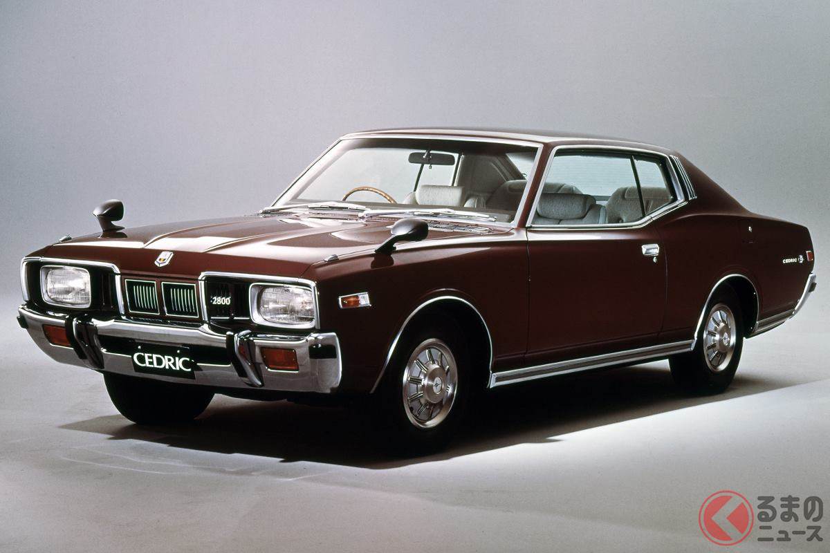 クーペスタイルながらも押し出し感が強い「セドリック 2ドアハードトップ」