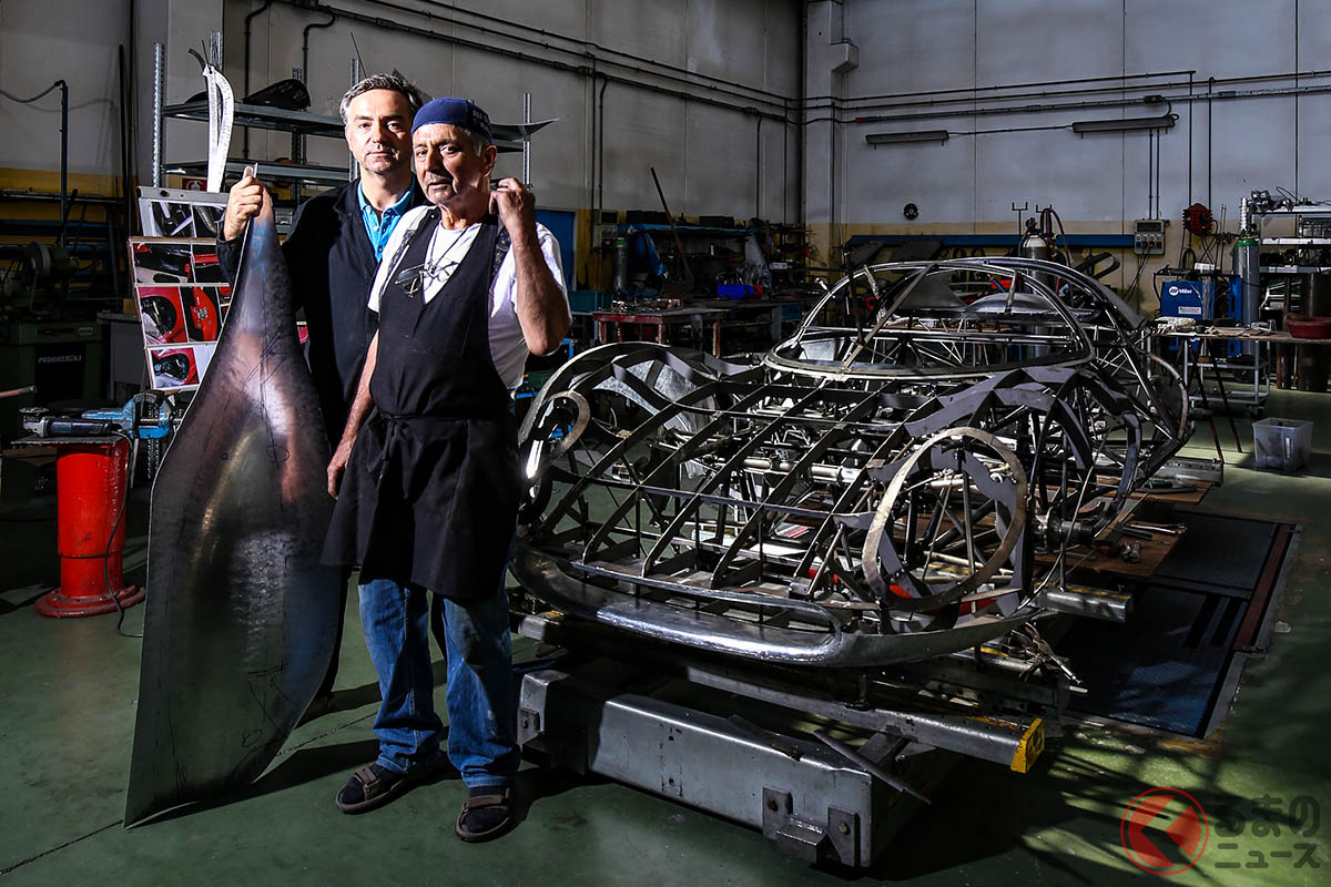 ブランドリ親子。左が息子のロベルト・ブランドリ、右が父であるエジディオ・ブランドリ