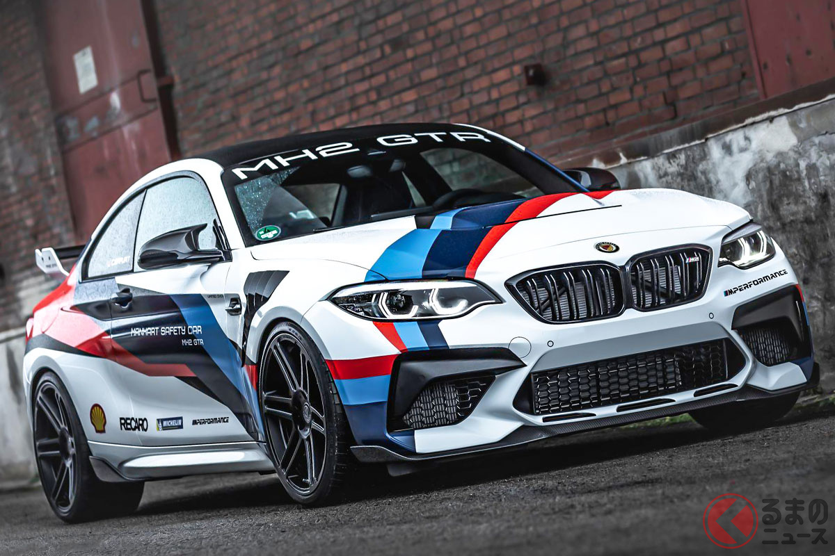 BMW「M2 CS」のオリジナルデザインを活かしたエアロパーツが組み込まれた「MH2 GTR」