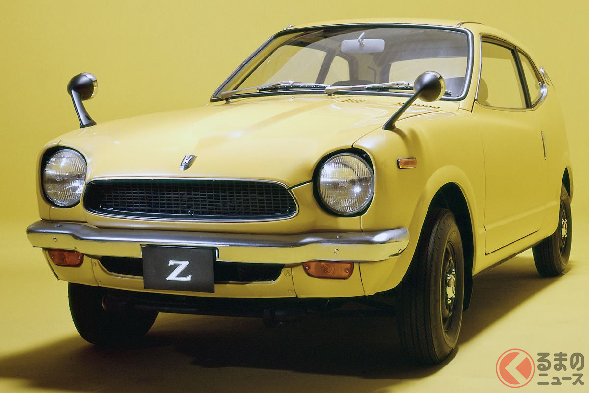 軽自動車ながらスポーツカー顔負けのメカを採用した「Z」