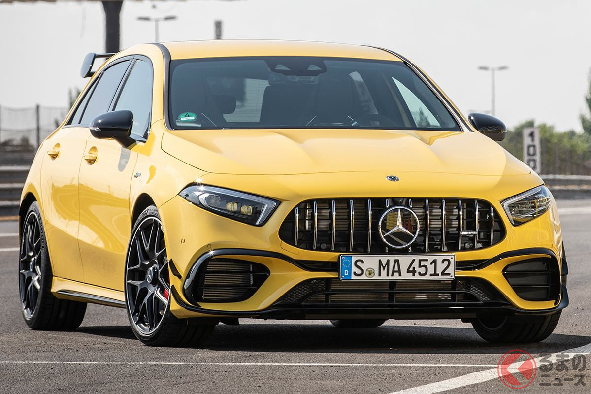 まさにターボの偉大さがわかるハイパフォーマンスカーの「A45 S 4MATIC+」