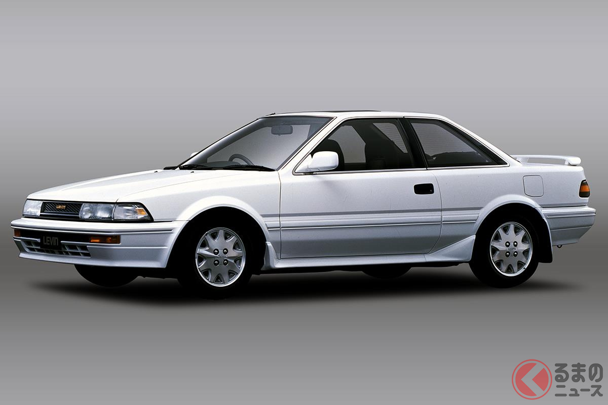 「ソアラ」をイメージさせるスタイリッシュなフォルムの5代目「カローラレビン」