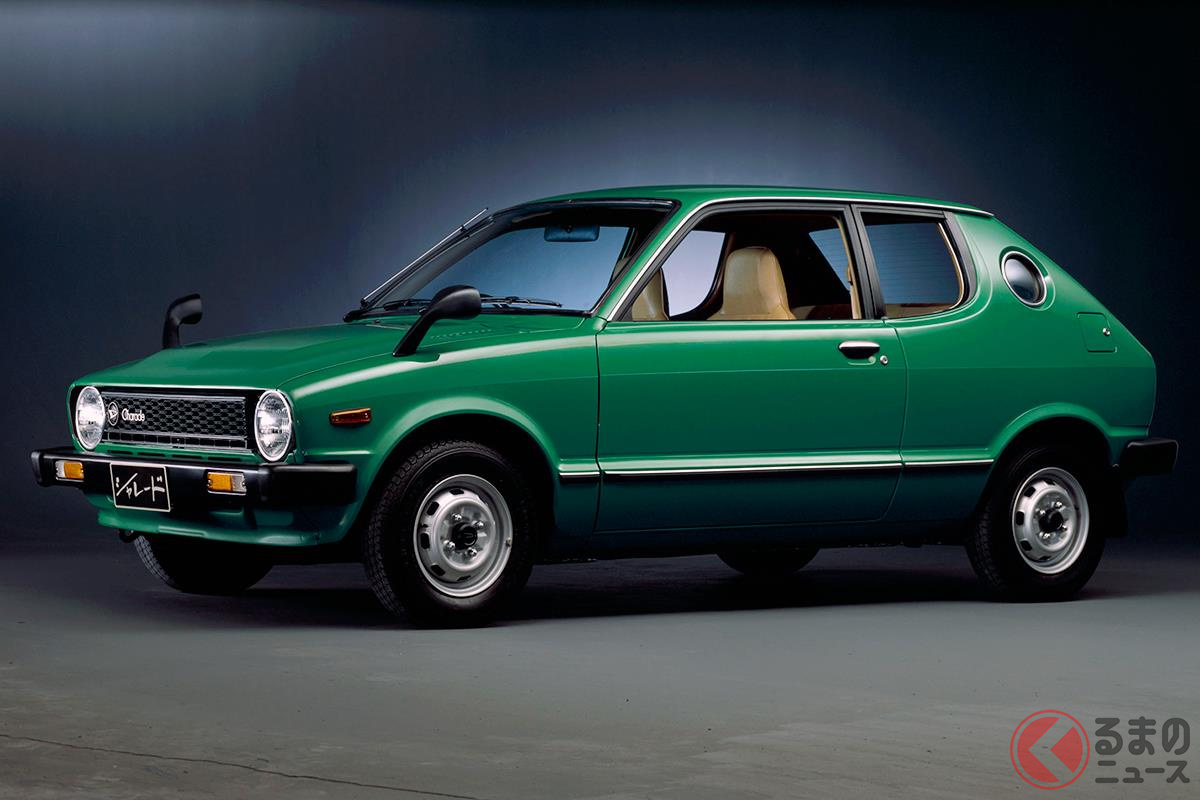 今見てもかなりアグレッシブなデザインの「シャレード クーペ」