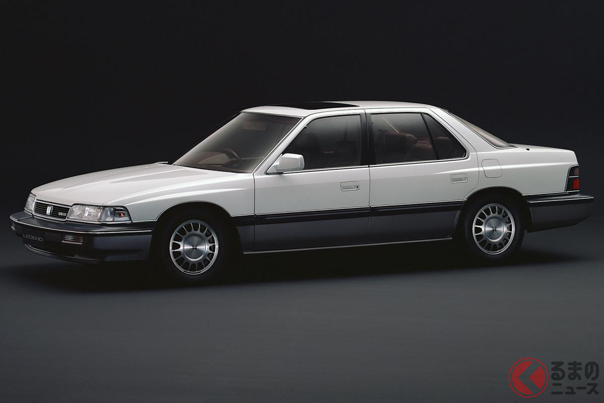 スタイリッシュなだけでなく安全性能も高かった初代「レジェンド」
