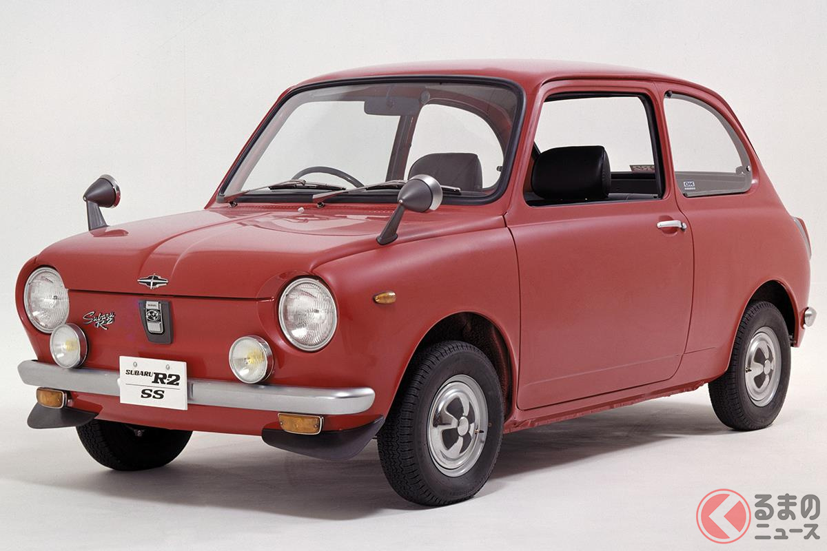 エンジンだけでなく見た目もスポーティに演出された「R-2 SS」