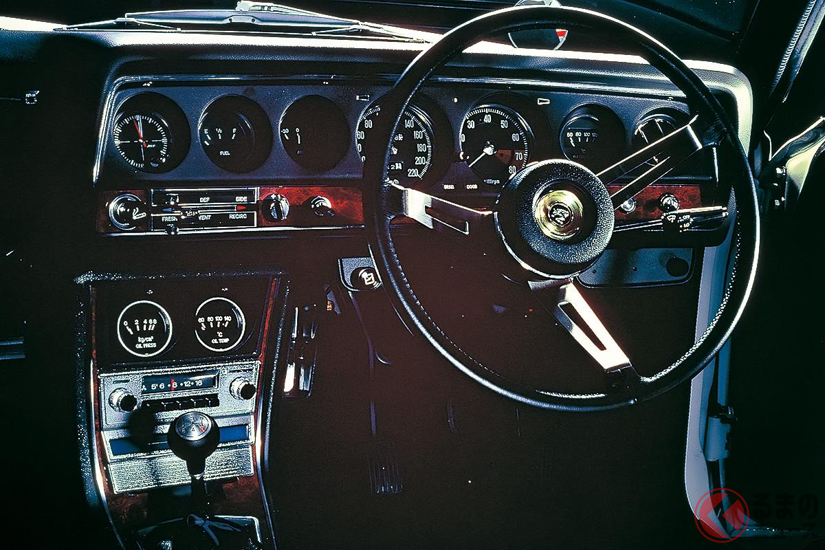 見た目にも高性能さが感じられる「コルトギャラン GTO MR」のコクピット