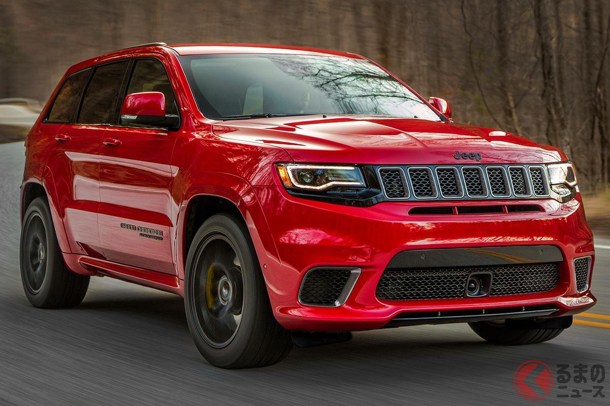 ラグジュアリーなSUVに超高性能エンジンを搭載した「グランドチェロキー トラックホーク」