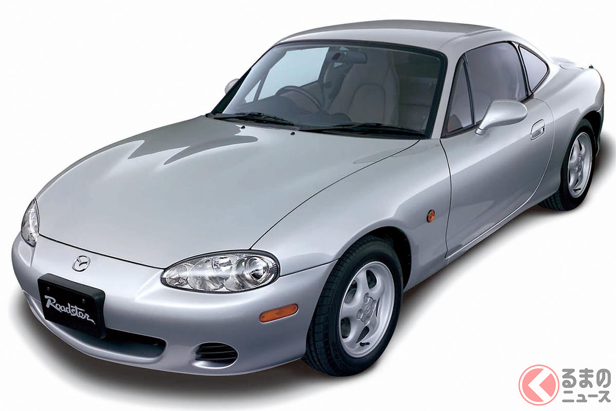 オープンのボディに新規のボディパネルを溶接してつくられた「ロードスタークーペ」(画像はタイプS)