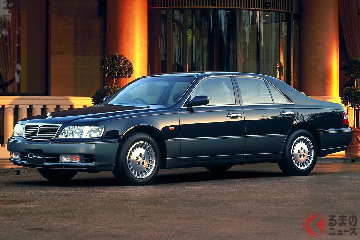 より押し出し感を強めて高級感も高めた3代目「シーマ」