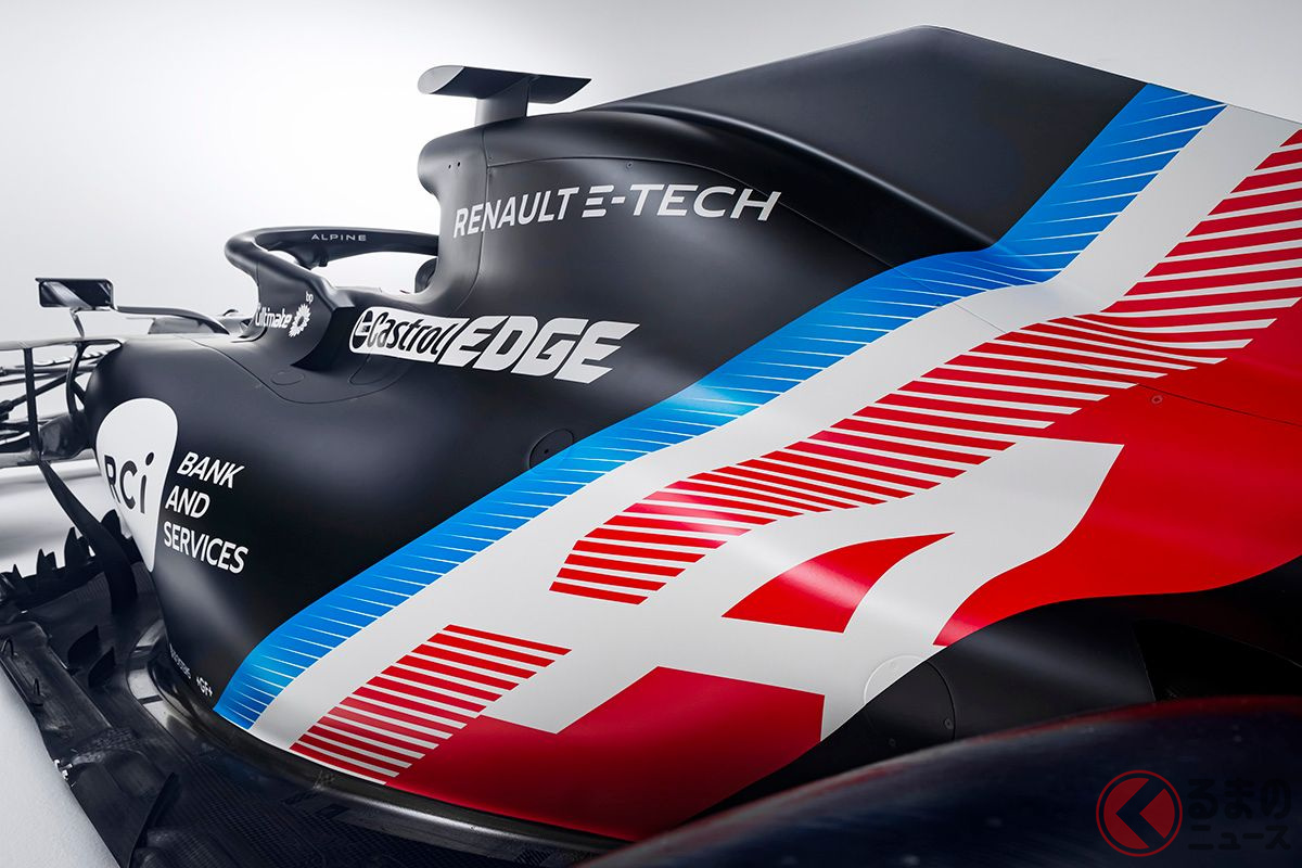 2021年シーズンからルノーF1チームはアルピーヌF1チームに改称。写真は2021年型マシン「A521」