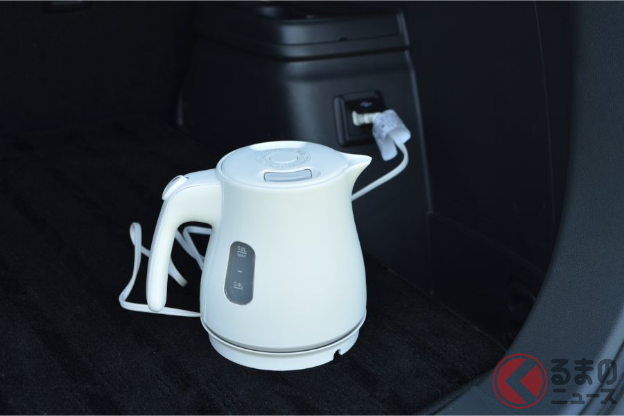 ハイブリッド車やPHEV車では、外部給電が可能!