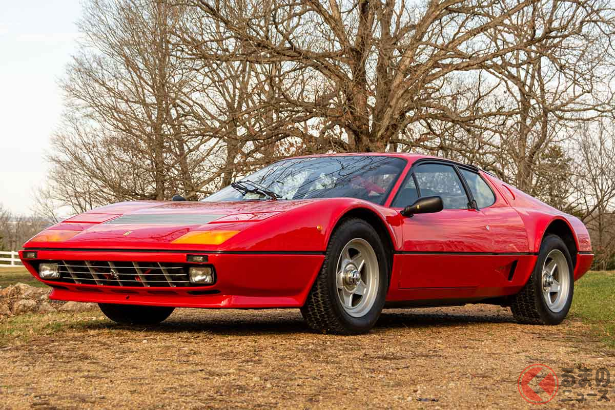約2400万円で落札されたフェラーリ「512BBi」(C)2020 RM Sothebys