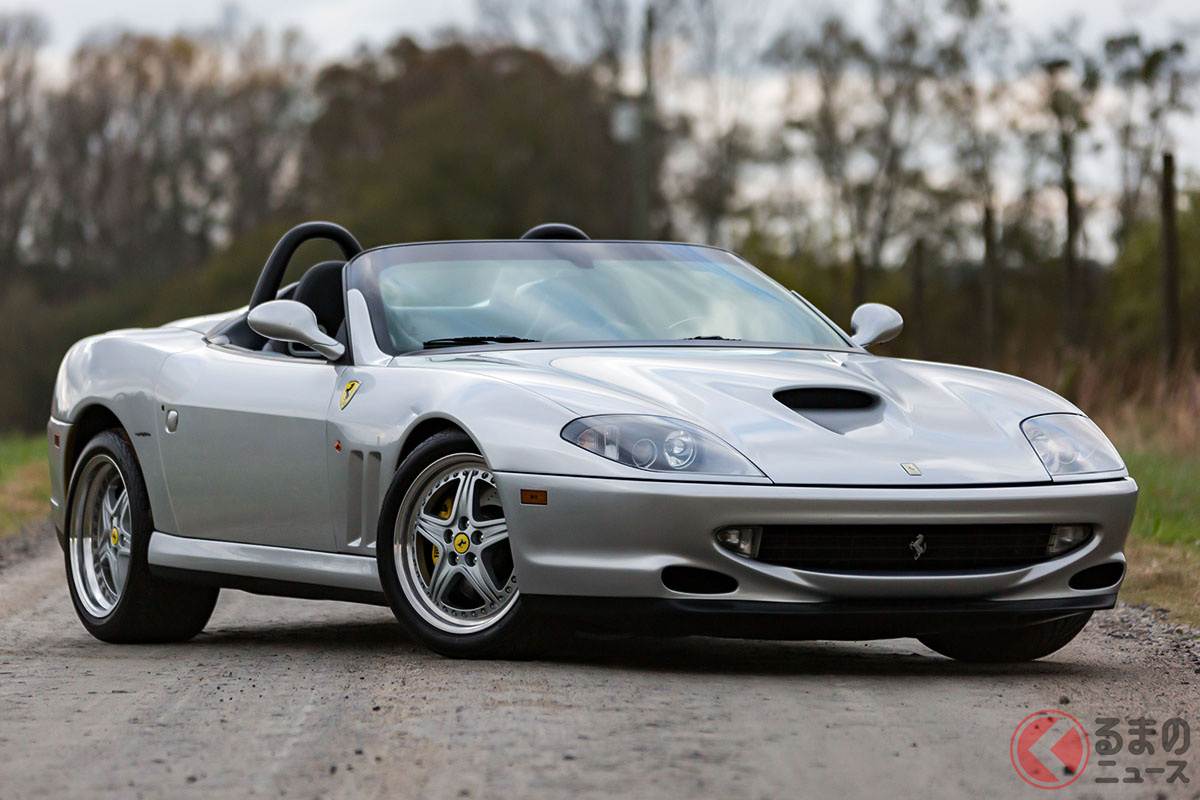 約3465万円で落札されたフェラーリ「550バルケッタ・ピニンファリーナ」(C)2020 RM Sothebys