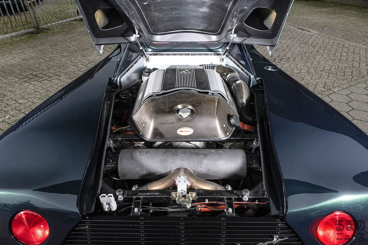 BMW製のV8エンジンを搭載し、最高速度220mph（約322km／h）だったアスカリ「エコス」（C）2021 Courtesy of RM Sotheby's